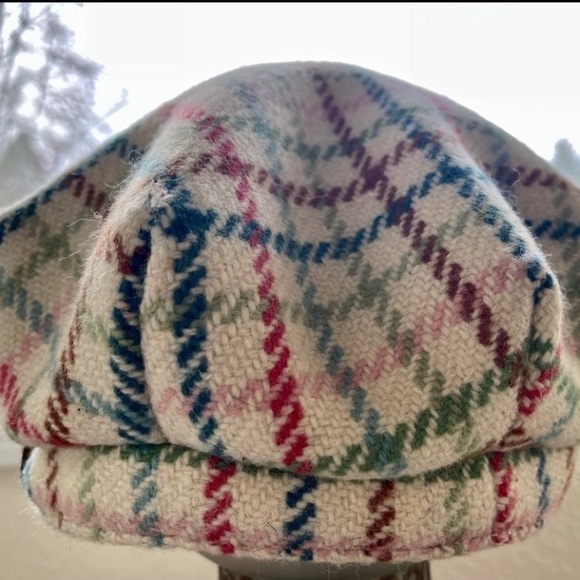 🦄RARE COACH CLASSIC TATTERSALL PLAID NEWSBOY NWOT, PRISTINE CONDITION - Picture 2 of 10